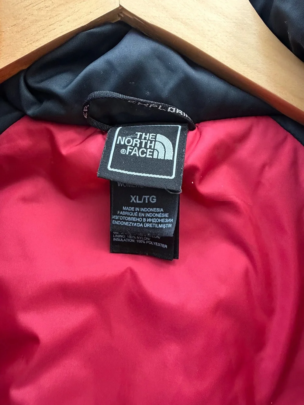 The North Face Black Jacket with Red Accents — Ski/Snowboard Shell